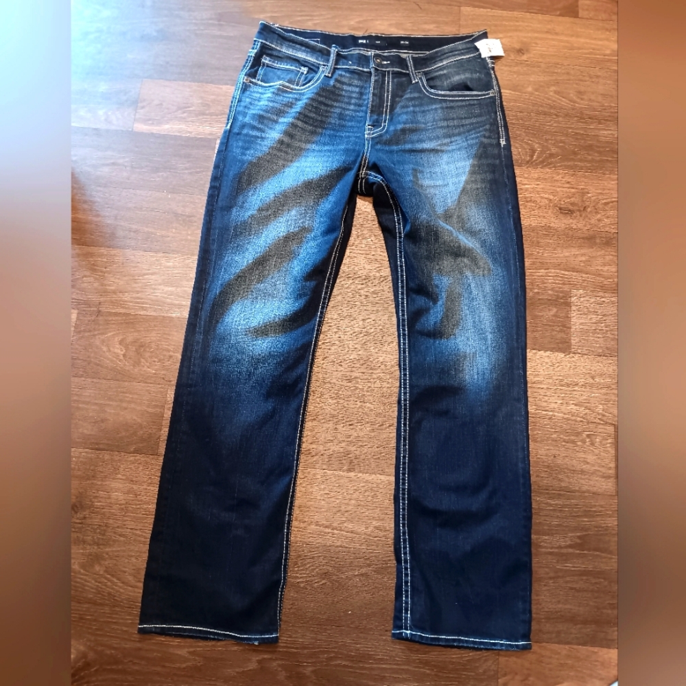 BKE Women's Dark Blue Straight Leg Jeans New